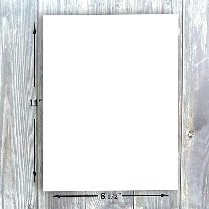 Hamilco White Glossy Paper 8.5x11" for Laser Printing 80 lb Text 500 Sheets - Image 2